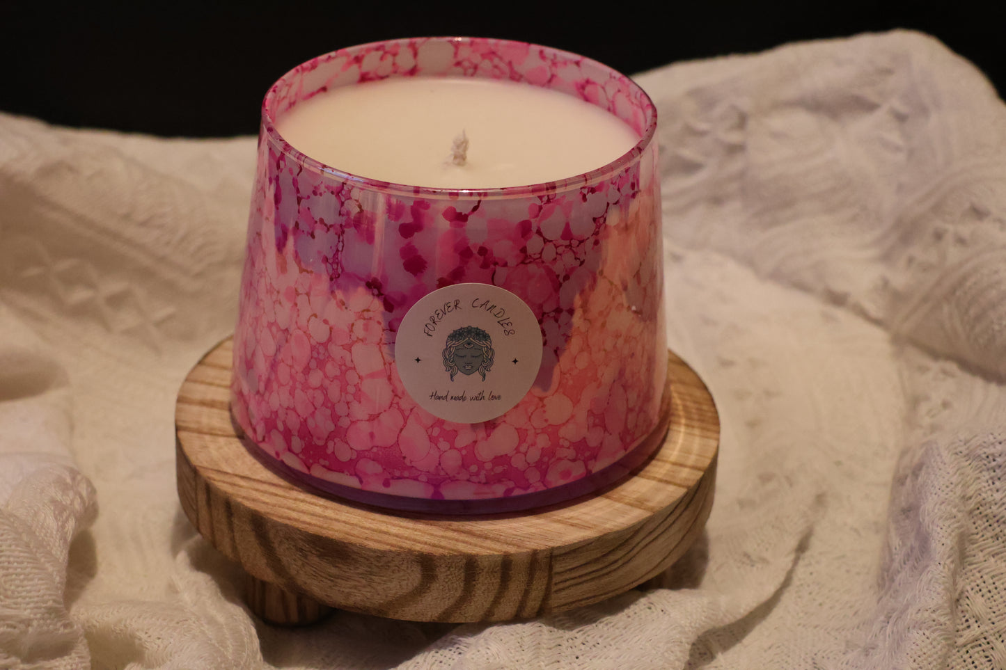 Large Candle (Pink or Blue)